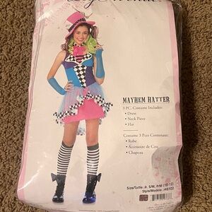 Leg Avenue Mayhem Mad Hatter Costume - junior s/m